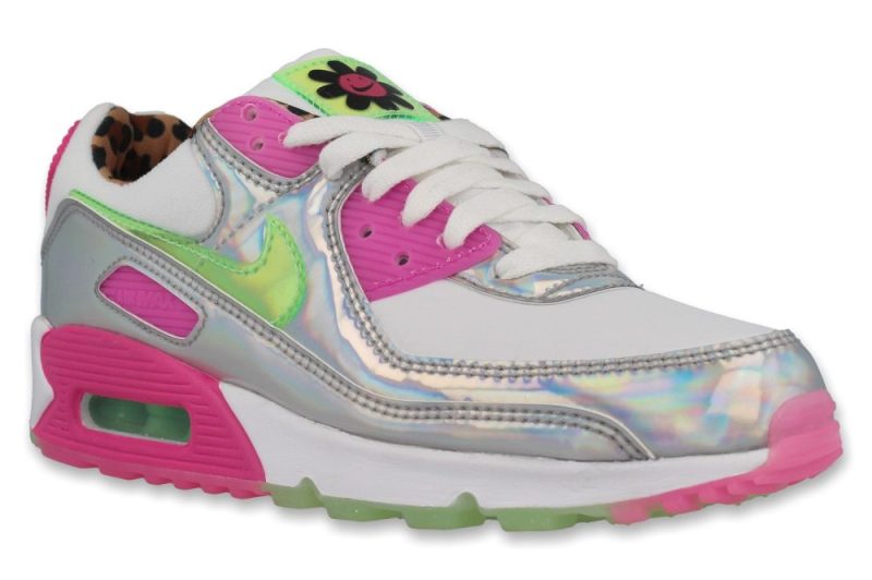 nike w air max 90 lx silber pink cq2559 100 1