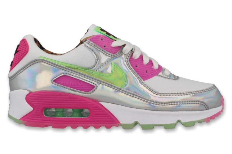 nike w air max 90 lx silber pink cq2559 100