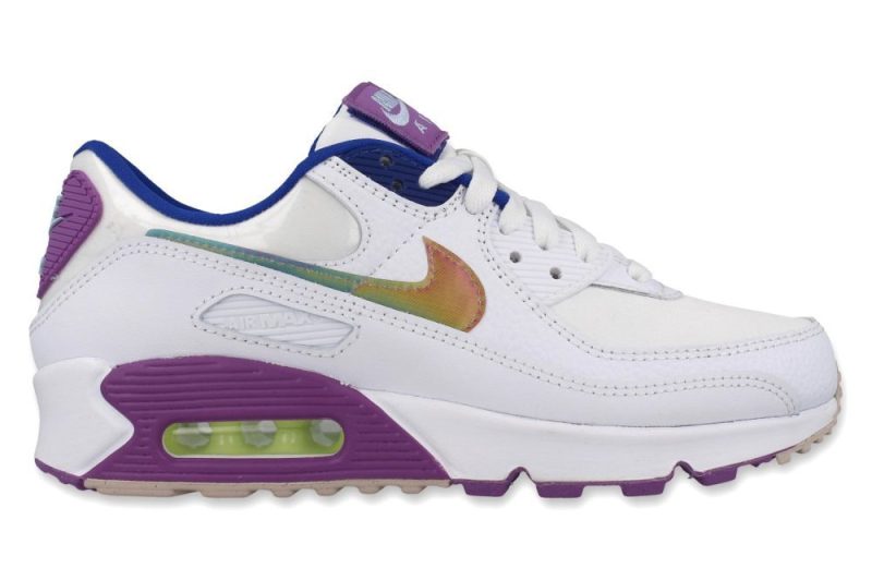 nike w air max 90 lx weiss hologram cj0623 100