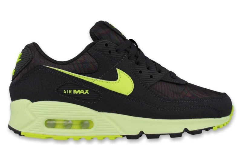 nike w air max 90 schwarz volt cz0378 001