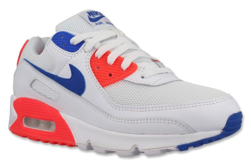 nike w air max 90 weiss blau rot ct1039 100 1