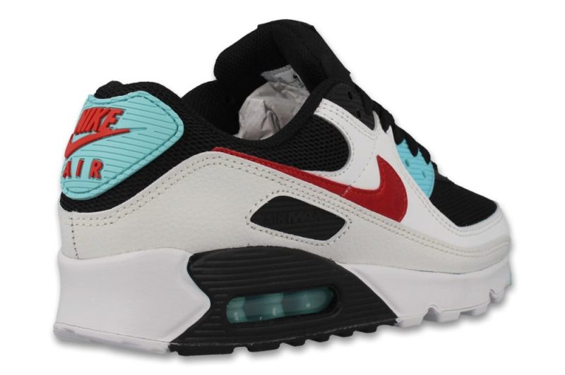 nike w air max 90 weiss schwarz rot da4290 100 3