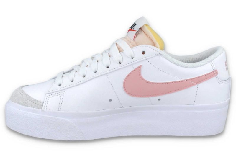 nike w blazer low platform weiss pink dj0292 103 03