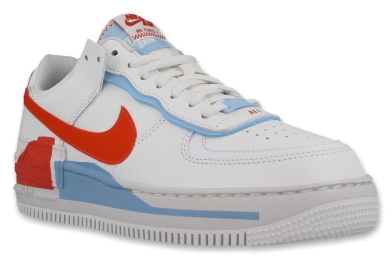 nike wmns air force 1 shadow 1 weiss orange cq9503 100 1