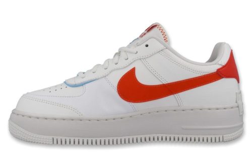 nike wmns air force 1 shadow 1 weiss orange cq9503 100 2