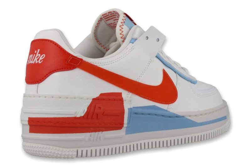 nike wmns air force 1 shadow 1 weiss orange cq9503 100 3