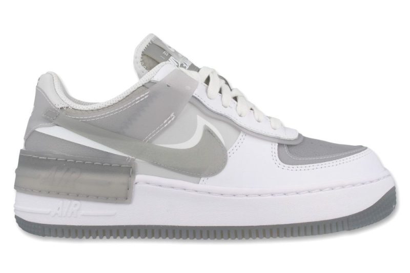 nike wmns air force 1 shadow weiss grau ck6561 100