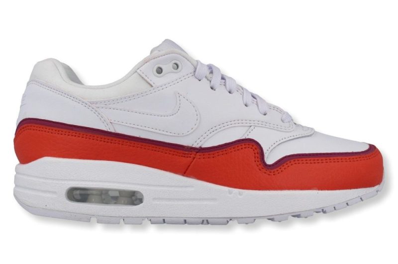 nike wmns air max 1 se overbranded orange weiss 881101 102