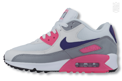 nike wmns air max 90 grau pink 325213 136 2