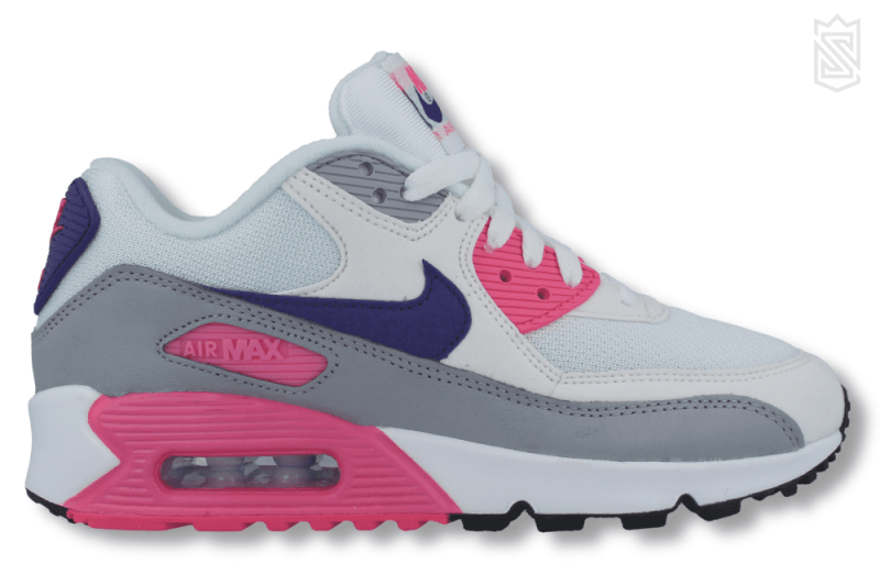 nike wmns air max 90 grau pink 325213 136