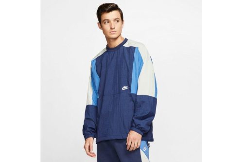 nike woven crewneck blau cj4562 480 2