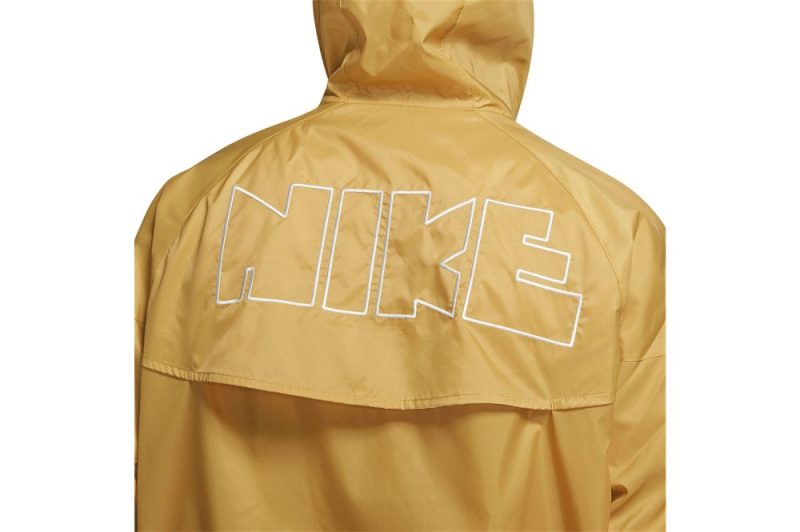 nike woven lined windrunner jacket gelb dx0694 725 02