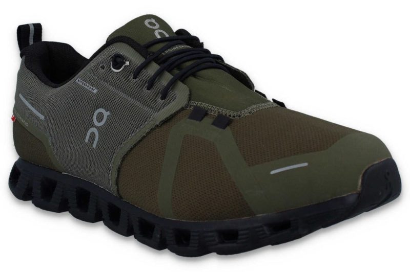 on running cloud 5 waterproof olive 59 98840 2