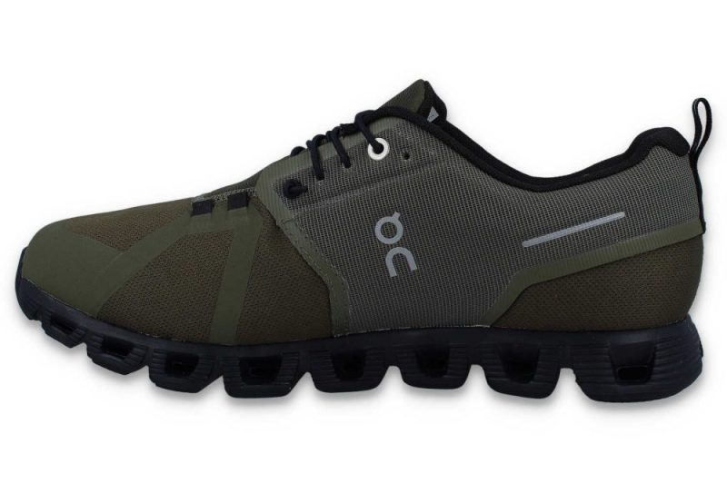 on running cloud 5 waterproof olive 59 98840 3