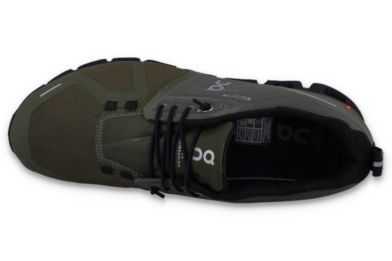 on running cloud 5 waterproof olive 59 98840 6