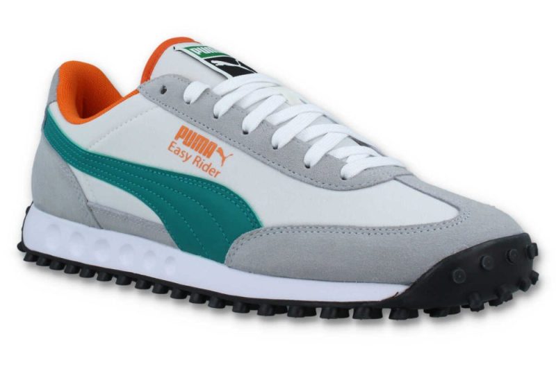 puma easy rider 2 weiss gruen orange 381206 02 01