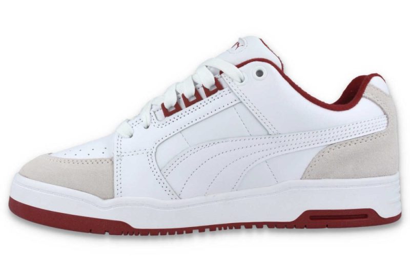 puma slipstream lo retro weiss rot 384692 06 03