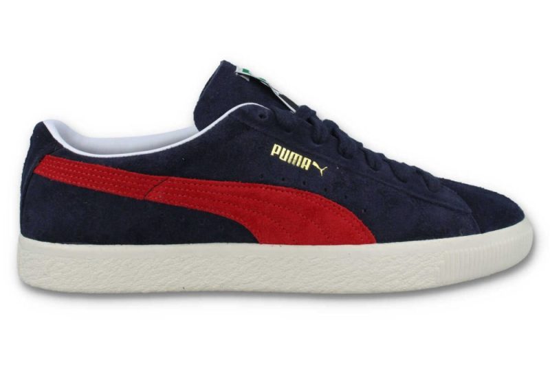 puma suede vtg blau rot 374921 08