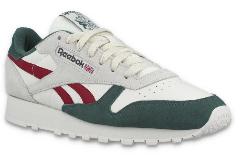 reebok classic leather gruen grau ie6983 02