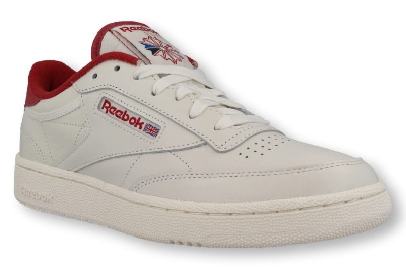 reebok club c 85 grau rot fy9424 1