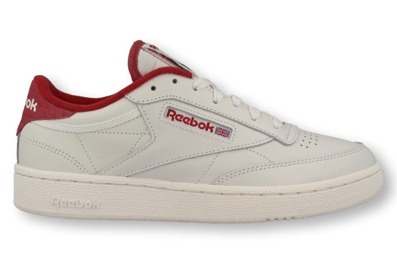 reebok club c 85 grau rot fy9424