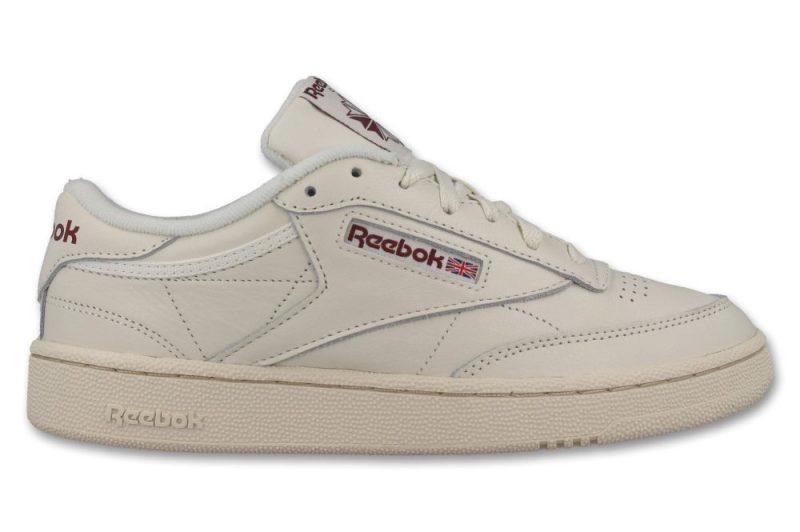 reebok club c 85 mu weiss bordeaux dv8812