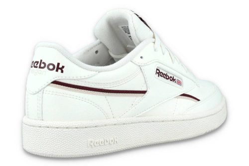 reebok club c 85 vegan weiss weinrot 100033004 04