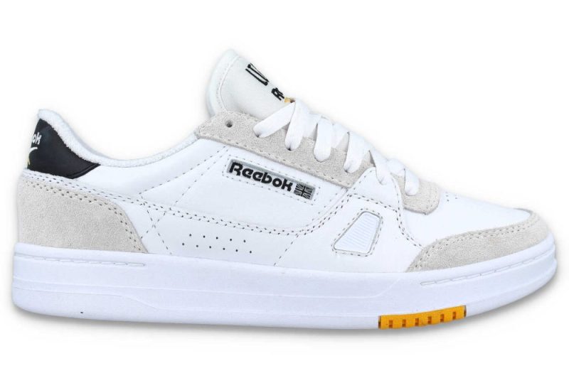 reebok lt court weiss gelb 100033445 01