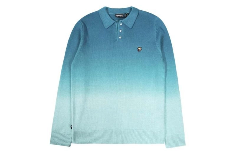 the hundreds haze polo sweater tuerkis t21w109006 0014